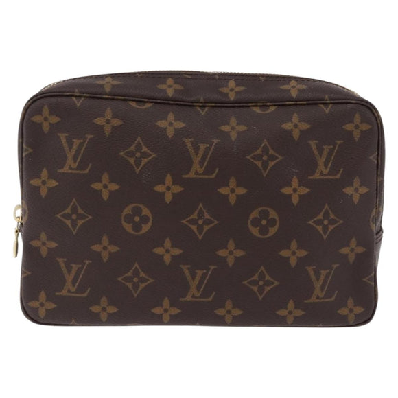 LOUIS VUITTON Monogram Trousse Toilette 23 Clutch Bag M47524 LV Auth 205855