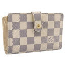 LOUIS VUITTON Damier Azur Portefeuille Viennois Wallet N61676 LV Auth 205857V-1