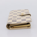 LOUIS VUITTON Damier Azur Portefeuille Viennois Wallet N61676 LV Auth 205857V-4