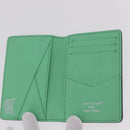 LOUIS VUITTON Organizer Dupoch Card Case Mint Green M27652 LV Auth 205859M-12