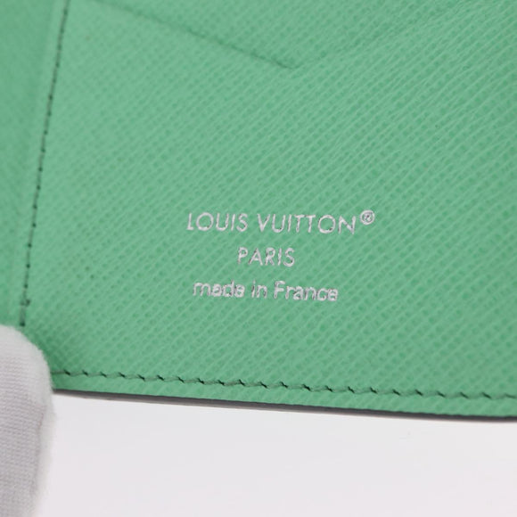 LOUIS VUITTON Organizer Dupoch Card Case Mint Green M27652 LV Auth 205859M