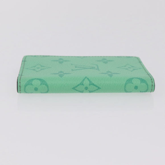 LOUIS VUITTON Organizer Dupoch Card Case Mint Green M27652 LV Auth 205859M