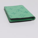 LOUIS VUITTON Organizer Dupoch Card Case Mint Green M27652 LV Auth 205859M-5