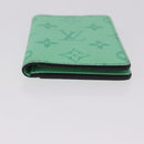 LOUIS VUITTON Organizer Dupoch Card Case Mint Green M27652 LV Auth 205859M-7