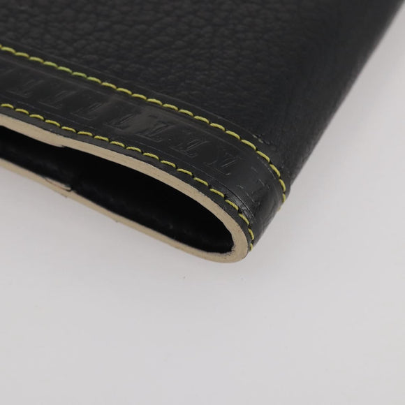 LOUIS VUITTON Suhari Agenda PM Partner Planner Leather Black R21031 Auth 205860A