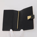 LOUIS VUITTON Suhari Agenda PM Partner Planner Leather Black R21031 Auth 205860A-9