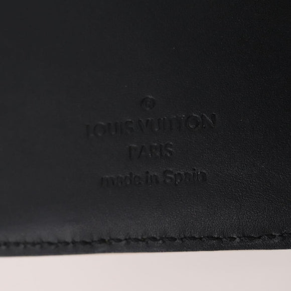 LOUIS VUITTON Suhari Agenda PM Partner Planner Leather Black R21031 Auth 205860A