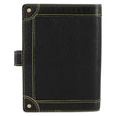 LOUIS VUITTON Suhari Agenda PM Partner Planner Leather Black R21031 Auth 205860A-2