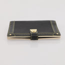 LOUIS VUITTON Suhari Agenda PM Partner Planner Leather Black R21031 Auth 205860A-3