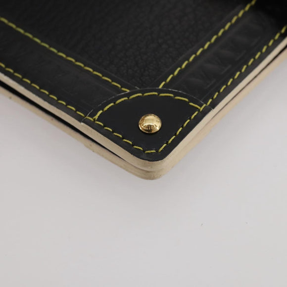 LOUIS VUITTON Suhari Agenda PM Partner Planner Leather Black R21031 Auth 205860A