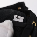 PRADA Pouch Nylon Black Gold Auth 205862M-24