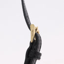 PRADA Pouch Nylon Black Gold Auth 205862M-9