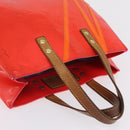 LOUIS VUITTON Monogram Vernis Fluo Reade PM Hand Bag Rose M91903 LV Auth 205868-9