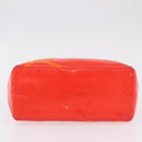 LOUIS VUITTON Monogram Vernis Fluo Reade PM Hand Bag Rose M91903 LV Auth 205868-8