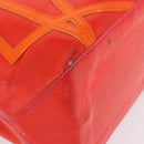 LOUIS VUITTON Monogram Vernis Fluo Reade PM Hand Bag Rose M91903 LV Auth 205868-20