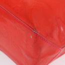 LOUIS VUITTON Monogram Vernis Fluo Reade PM Hand Bag Rose M91903 LV Auth 205868-21