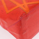 LOUIS VUITTON Monogram Vernis Fluo Reade PM Hand Bag Rose M91903 LV Auth 205868-22