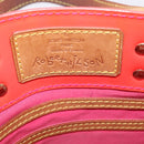 LOUIS VUITTON Monogram Vernis Fluo Reade PM Hand Bag Rose M91903 LV Auth 205868-24