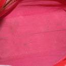 LOUIS VUITTON Monogram Vernis Fluo Reade PM Hand Bag Rose M91903 LV Auth 205868-11