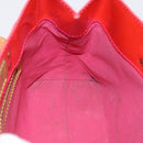 LOUIS VUITTON Monogram Vernis Fluo Reade PM Hand Bag Rose M91903 LV Auth 205868-25