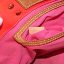 LOUIS VUITTON Monogram Vernis Fluo Reade PM Hand Bag Rose M91903 LV Auth 205868-12
