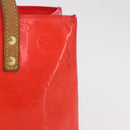 LOUIS VUITTON Monogram Vernis Fluo Reade PM Hand Bag Rose M91903 LV Auth 205868-3