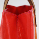 LOUIS VUITTON Monogram Vernis Fluo Reade PM Hand Bag Rose M91903 LV Auth 205868-7