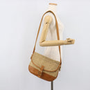LOUIS VUITTON Monogram Mini Belanger Shoulder Bag Beige M92674 LV Auth 205875-29