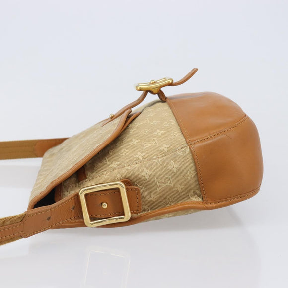 LOUIS VUITTON Monogram Mini Belanger Shoulder Bag Beige M92674 LV Auth 205875