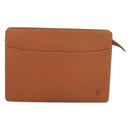 LOUIS VUITTON Epi Pochette Homme Clutch Bag Zipangu Gold M52528 LV Auth 205876A-13