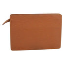 LOUIS VUITTON Epi Pochette Homme Clutch Bag Zipangu Gold M52528 LV Auth 205876A-2