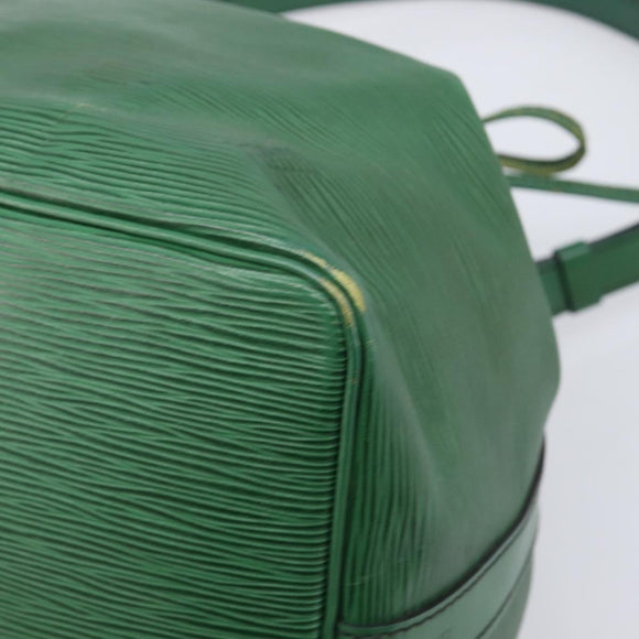 LOUIS VUITTON Epi Petit Noe Shoulder Bag Green M44104 LV Auth 205877