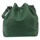LOUIS VUITTON Epi Petit Noe Shoulder Bag Green M44104 LV Auth 205877-2