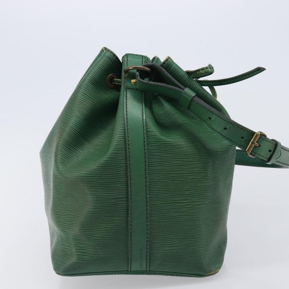 LOUIS VUITTON Epi Petit Noe Shoulder Bag Green M44104 LV Auth 205877