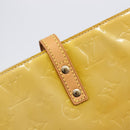 LOUIS VUITTON Monogram Vernis Reade GM Tote Bag Beige M91140 LV Auth 205878-19