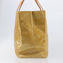 LOUIS VUITTON Monogram Vernis Reade GM Tote Bag Beige M91140 LV Auth 205878-6