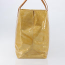 LOUIS VUITTON Monogram Vernis Reade GM Tote Bag Beige M91140 LV Auth 205878-7