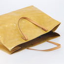 LOUIS VUITTON Monogram Vernis Reade GM Tote Bag Beige M91140 LV Auth 205878-8