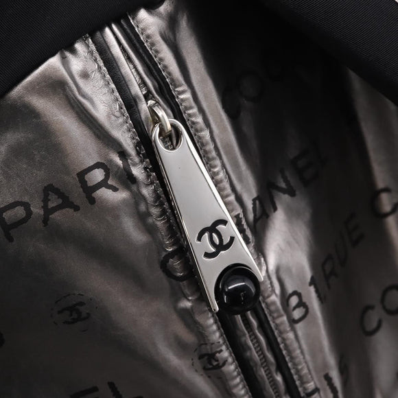 CHANEL Unlimited Garment Cover Nylon Silver CC Auth 205880A