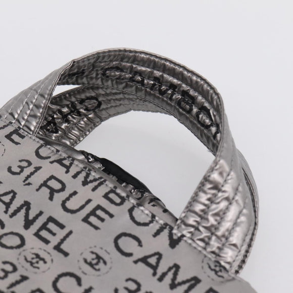 CHANEL Unlimited Garment Cover Nylon Silver CC Auth 205880A