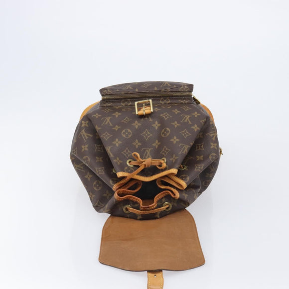 LOUIS VUITTON Monogram Montsouris GM Backpack M51135 LV Auth 205883