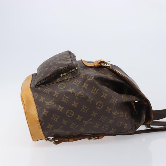 LOUIS VUITTON Monogram Montsouris GM Backpack M51135 LV Auth 205883