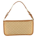 LOUIS VUITTON Monogram Mini Pochette Catrain Bag Beige M92333 LV Auth 205884-3