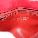 CHANEL Matelasse Waist Bag Leather Red Gold Tone CC Auth 205887-27