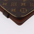 LOUIS VUITTON Monogram Compact zip Wallet M61667 LV Auth 205889V-10