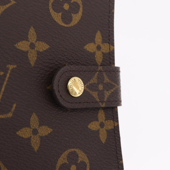 LOUIS VUITTON Monogram Compact zip Wallet M61667 LV Auth 205889V