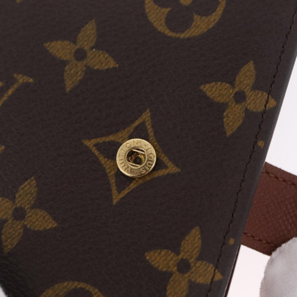 LOUIS VUITTON Monogram Compact zip Wallet M61667 LV Auth 205889V