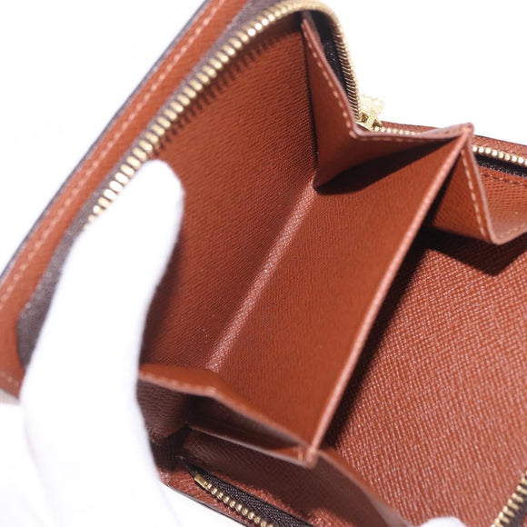 LOUIS VUITTON Monogram Compact zip Wallet M61667 LV Auth 205889V