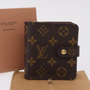 LOUIS VUITTON Monogram Compact zip Wallet M61667 LV Auth 205889V-26