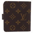 LOUIS VUITTON Monogram Compact zip Wallet M61667 LV Auth 205889V-3